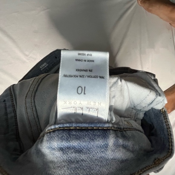 Nicole miller New York Stylish Gray Jean Shorts - Picture 7 of 7